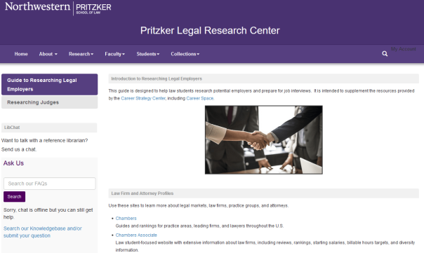 Guide to Researching Legal Employers